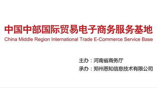 中国中部国际贸易电子商务服务基地 驱动区域经济发展的新引擎